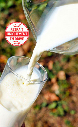 Brique de lait UHT demi-écrémé (Drive Ecrevolles uniquement)